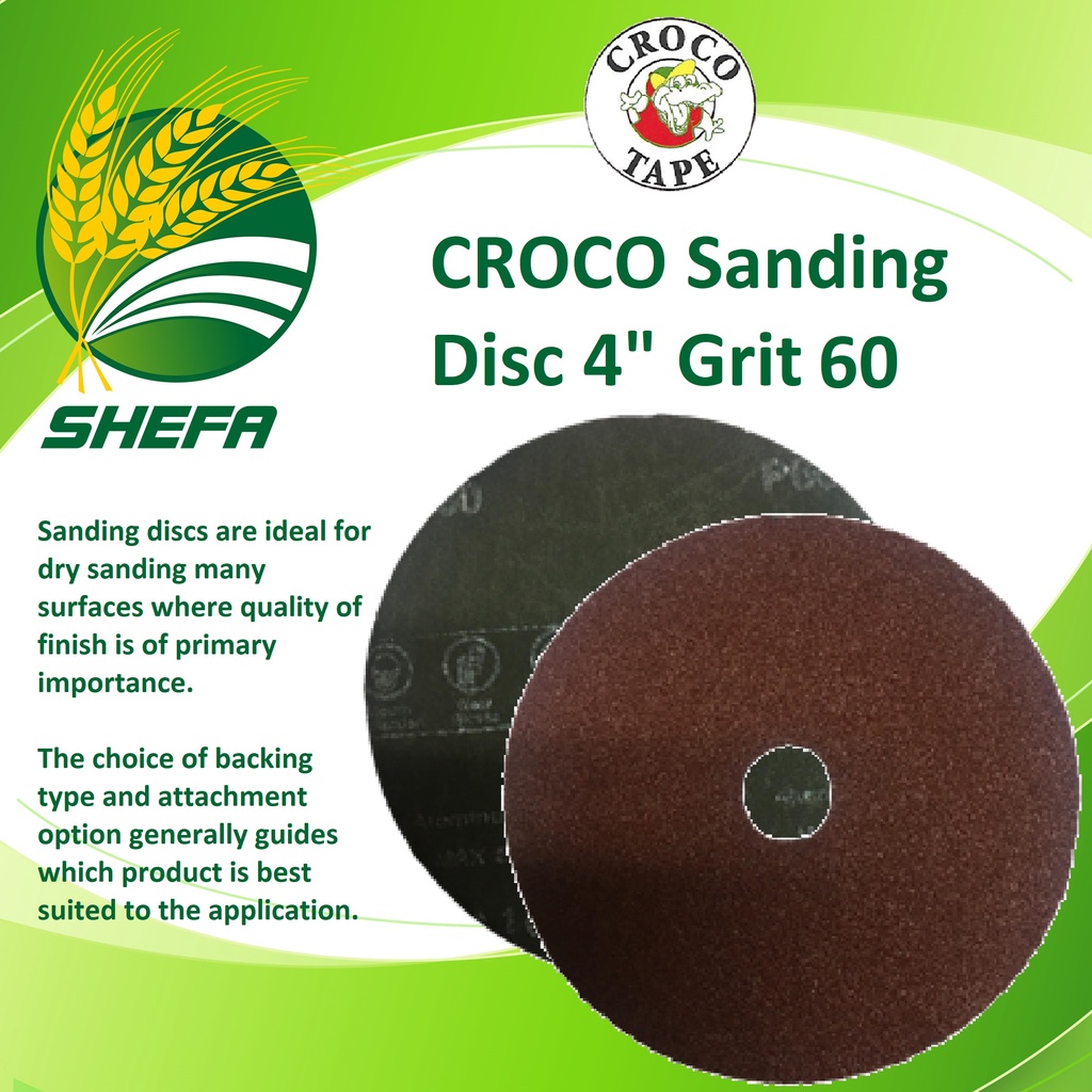 4 shop sanding discs