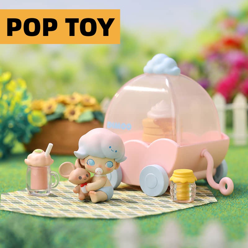 【Genuine】Dimoo Go On An Outing Together Series Blind box doll Popmart ...
