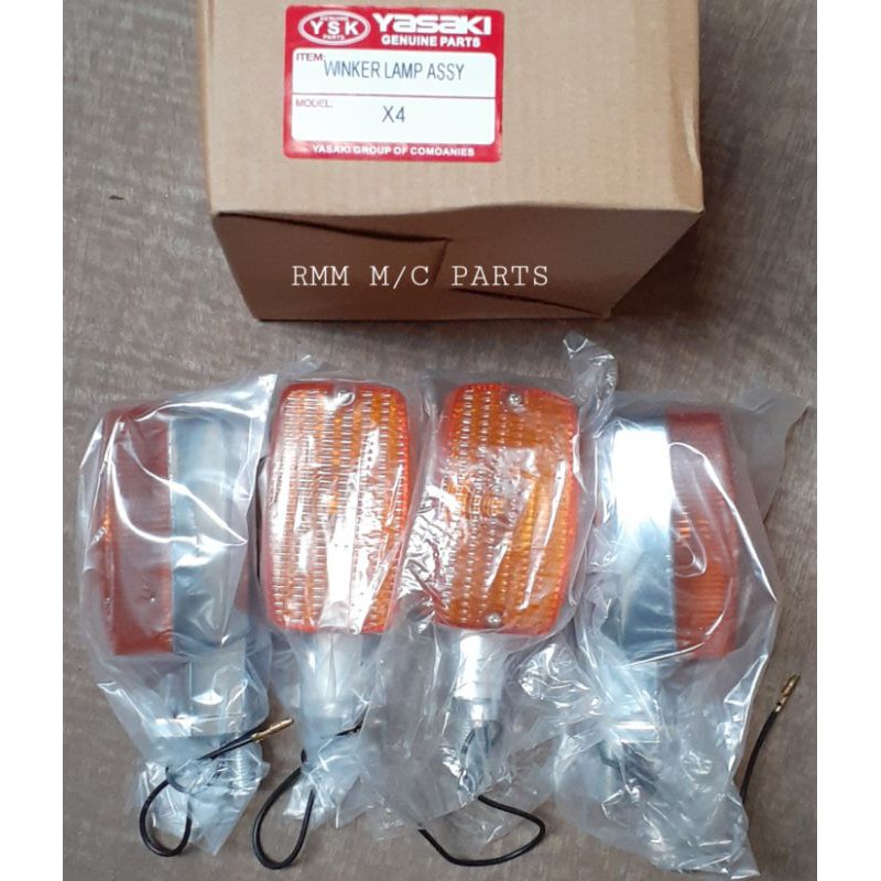 SIGNAL LIGHT / WINKER LAMP ASSY FOR X4 (2pcs/4pcs) | Shopee Philippines