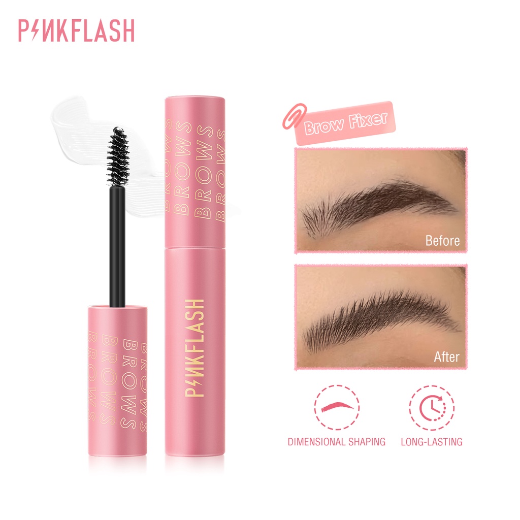 PINKFLASH Natural Dimensional Shaping Eyebrow Gel Natural Non-sticky ...