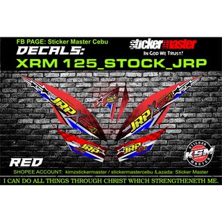 Decals design for store xrm 125