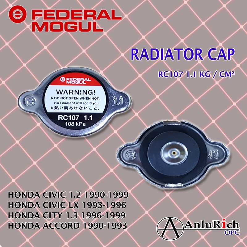 Radiator Cap Honda Civic 1.2 / Civic LX / City 1.3 / Accord Federal