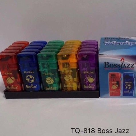 boss jazz TH 818 wind proof lighter 25pcs box . Shopee Philippines