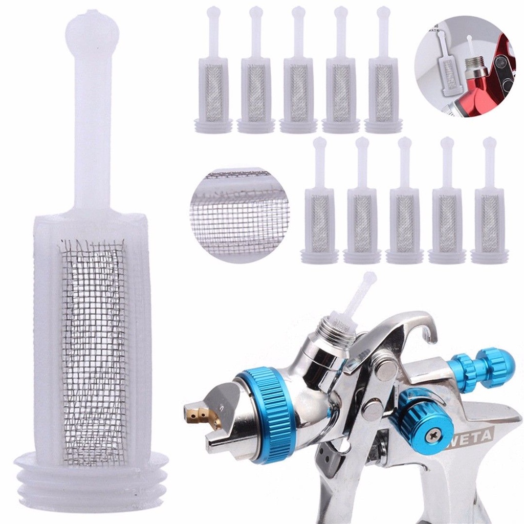 WenXing 10 Pcs Plastic Spray Filter Gravity Type Gun Pot Diameter ...