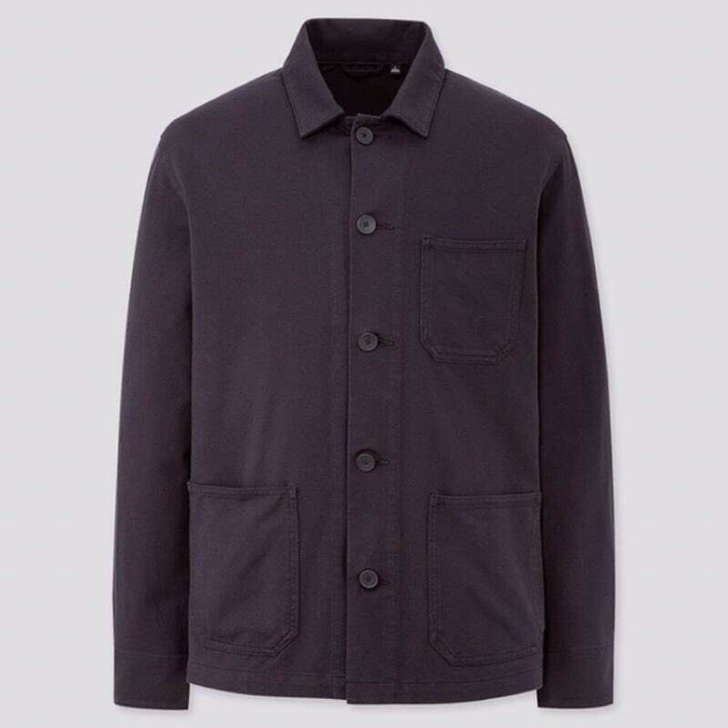 Men washed jersey work jacket best sale