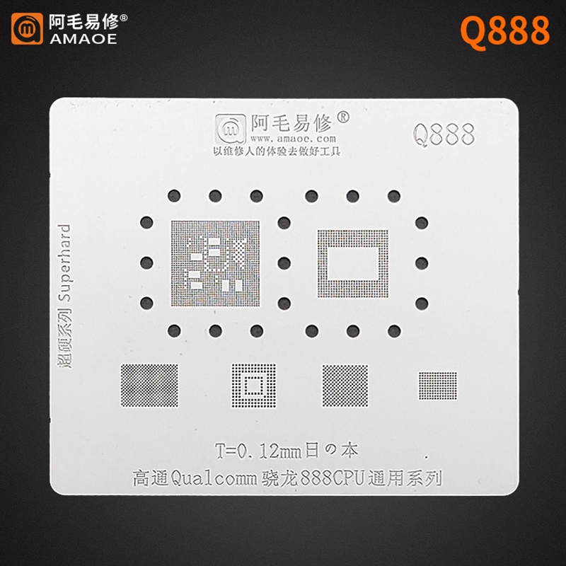 on sell amaoe q888 bga stencil for snapdragon 888 sdm888 cpu ram bottom ...