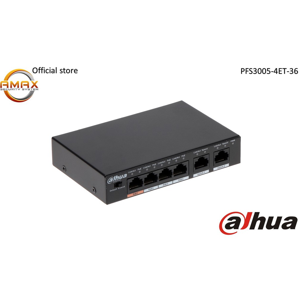 PFS3005-4ET-36 4-Port PoE Switch (Unmanaged) | Shopee Philippines