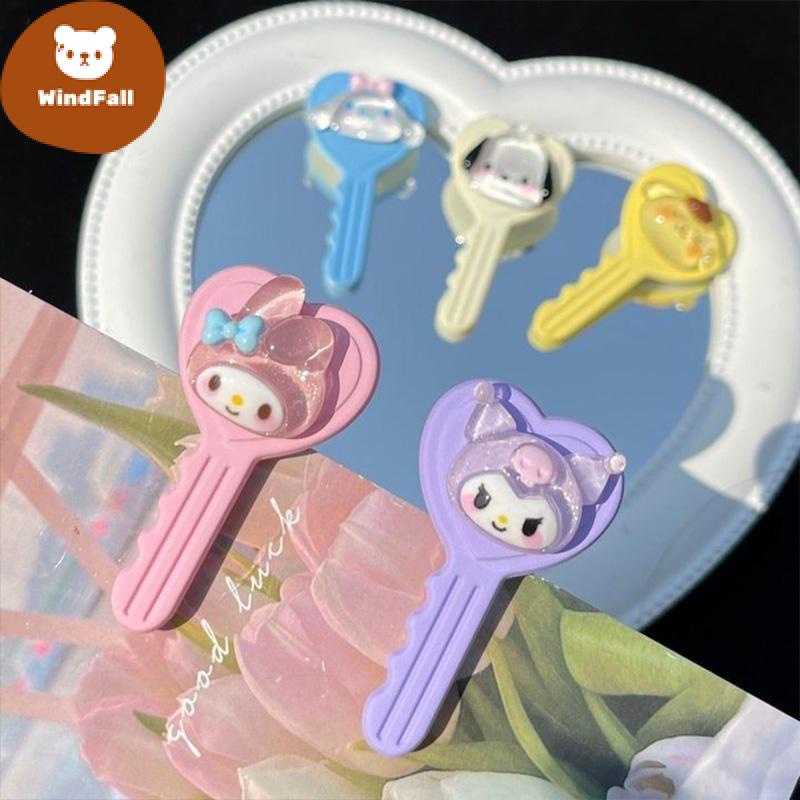 Summer Fresh Cartoon Transparent Glitter Cinnamoroll Cute Sweet Key ...