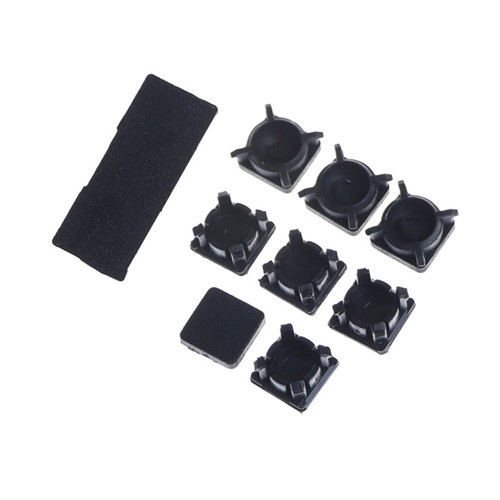 Rubber Feet Plastic Button Screw Cap Cover Replacement Set For PS3 Slim ...