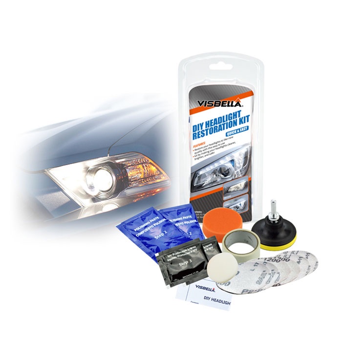 Visbella Headlight Restoration Kit Heavy Duty 80g REPAIR KIT HIGH