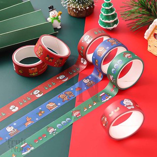 Christmas Washi Tape - 12 Rolls Holiday Washi Tapes 3 Sizes Red Green Christmas Duct Tape Silver Foil Masking Tape Assortment Xmas Tape for