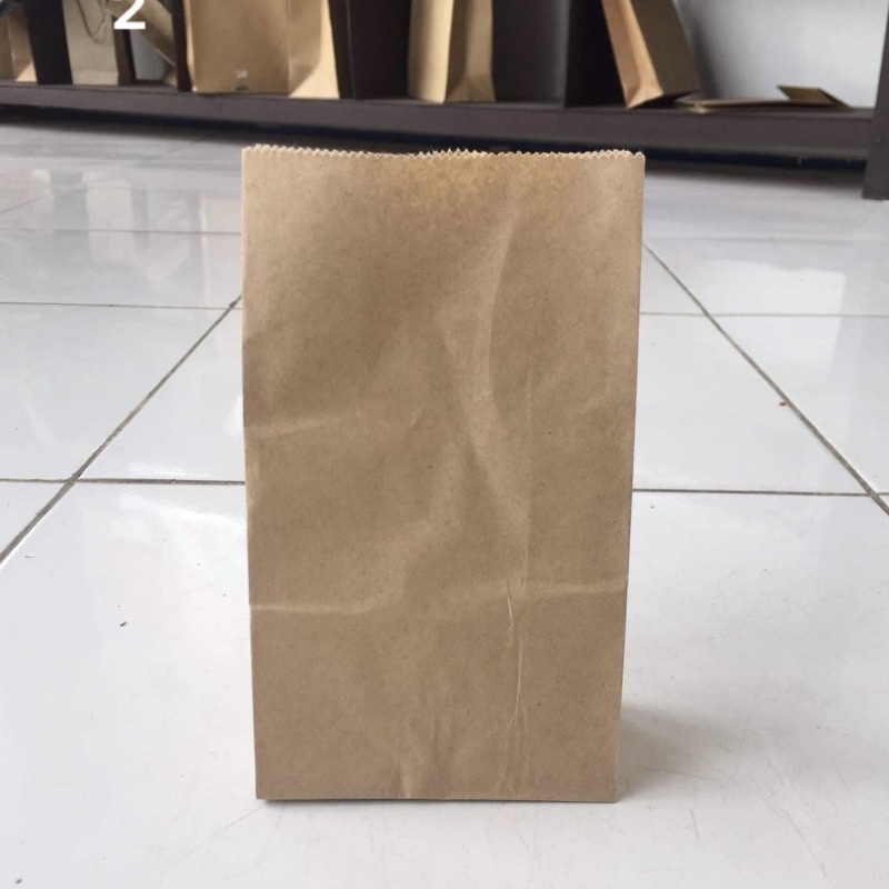 100pcs Brown Paper Bag (Takeout Bag/Supot) #1, #2, #3, #4, #5, #6, #8 ...