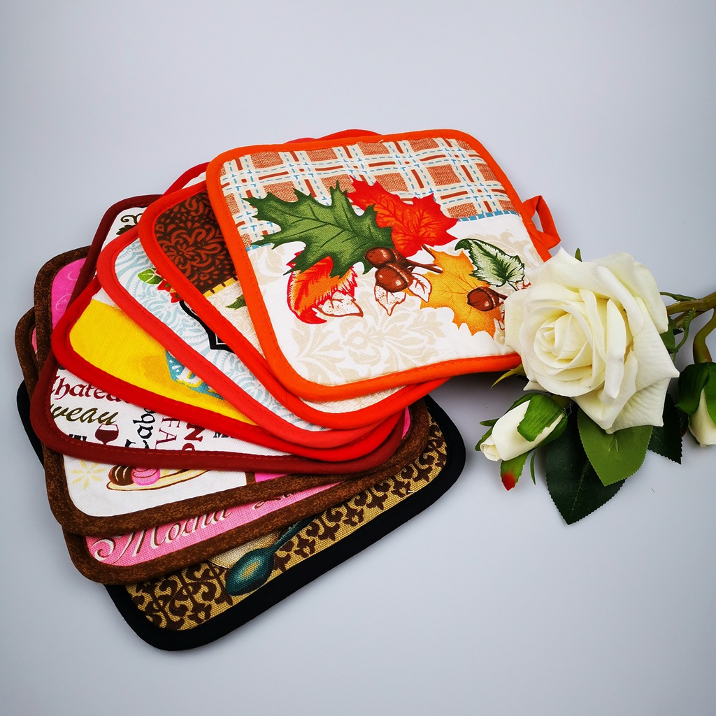 [READY STOCK] 20*20cm Heat Resistant Dining Table Pad Cup Pad Bowl Pad