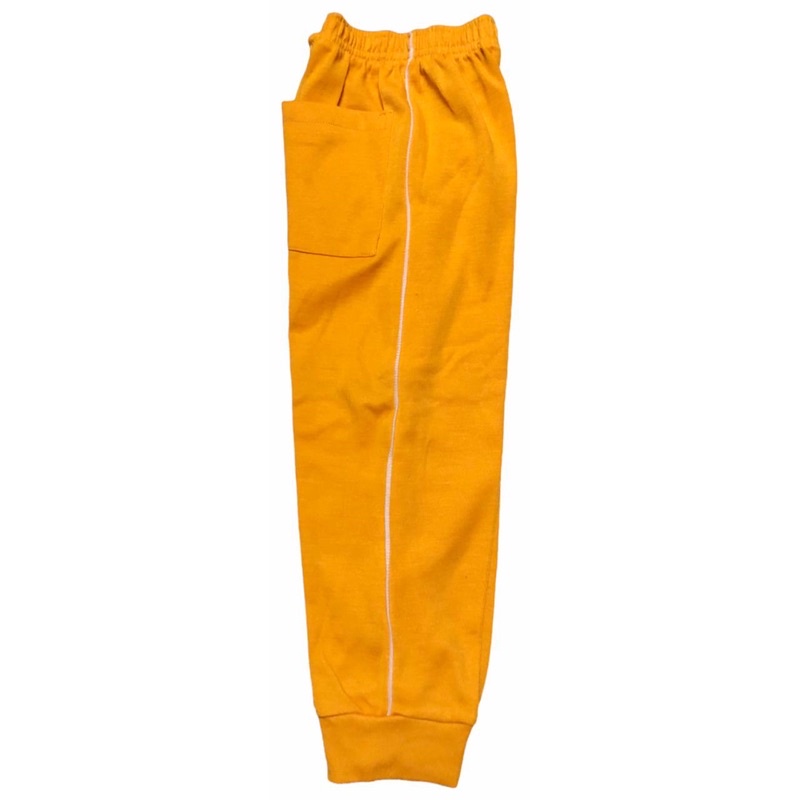 Yellow jogging pants sale