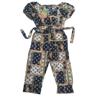 Kids Girls LV Design Romper Jumpsuit High Quality Signature Designs