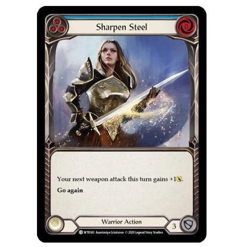 Flesh And Blood TCG Singles - Sharpen Steel (Blue) - WTR Unlimited ...