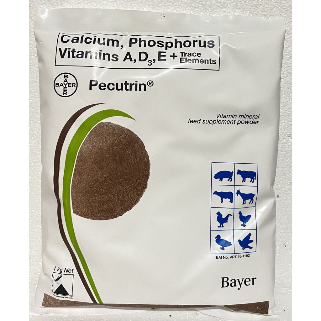 BAYER PECUTRIN 1KG Vitamin mineral feed supplement powder Shopee