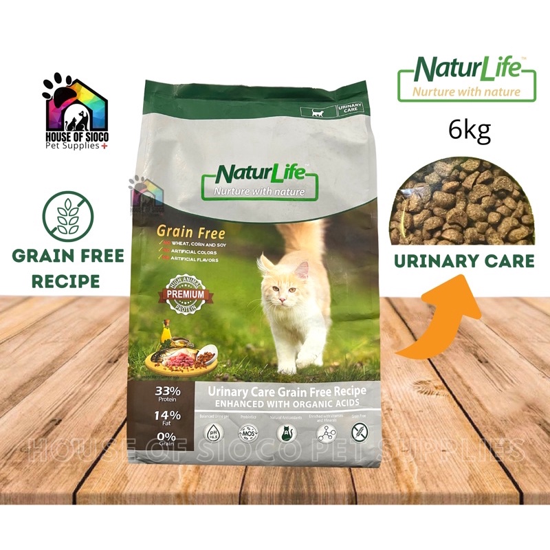 NaturLife Urinary Care GrainFree Dry Cat Food 6kg Shopee Philippines
