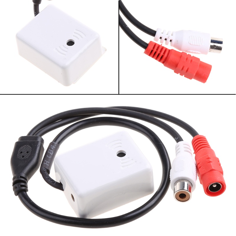 Richh Microphone Pickup Sound Monitoring Device For CCTV Camera ...