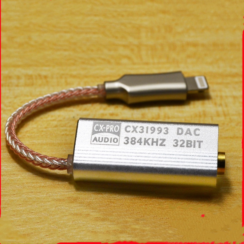 thumbnail image 2 of Hi-Res Lossless Music USB C To 3.5 Mm Audio Adapter With DAC Chip CX31993 & AMP Chip MAX97220 CT6 Pro HiFi 32bit 384KHz Dongle Headphone Amp USB C DAC Compatible With 2 of 9