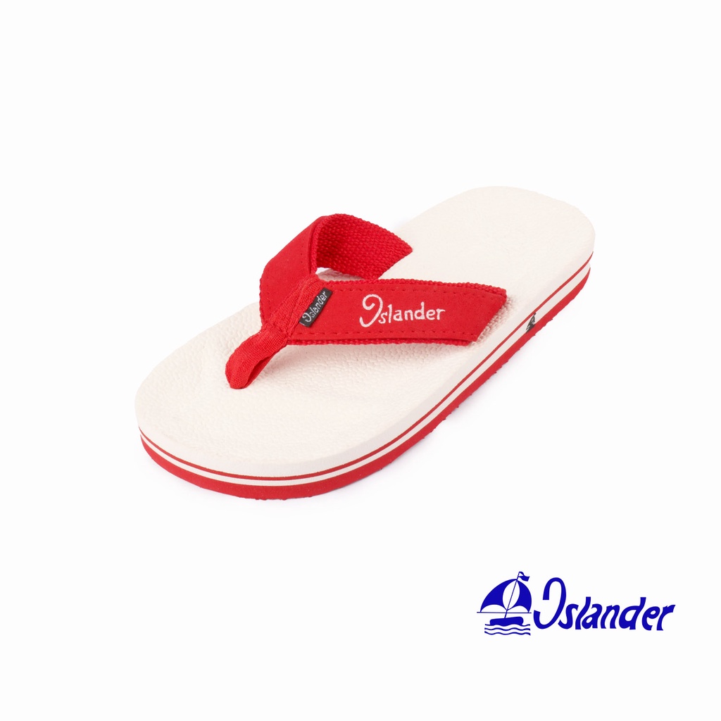 Islander Benz 21 EX White Red Islander Slippers for Kids Shopee Philippines