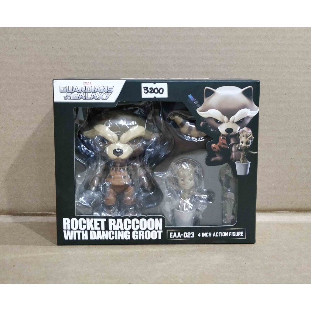 Guardians of The Galaxy Egg Attack Action #023 Rocket Raccoon | Shopee ...
