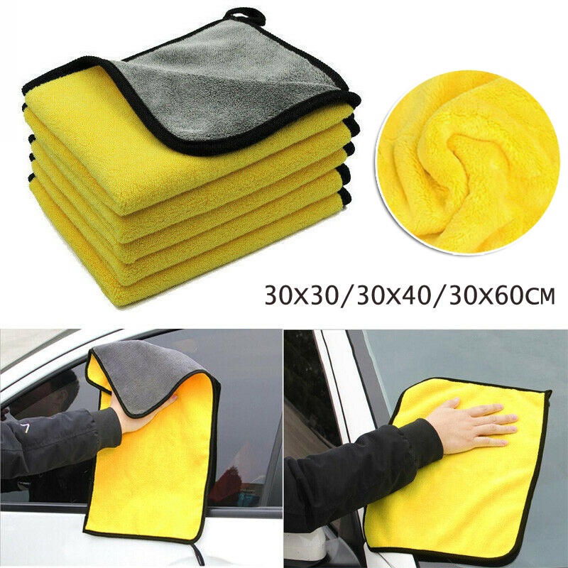 Microfibre Car Cleaning Soft Cloths Buffing Wax Wash Polish Towel