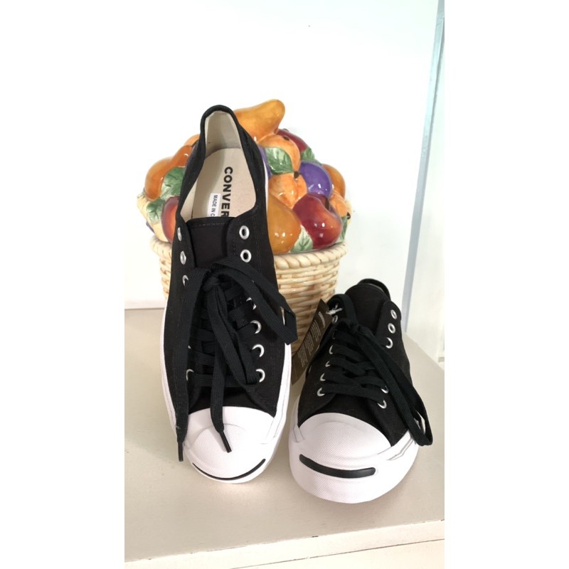 Jack purcell sales black canvas