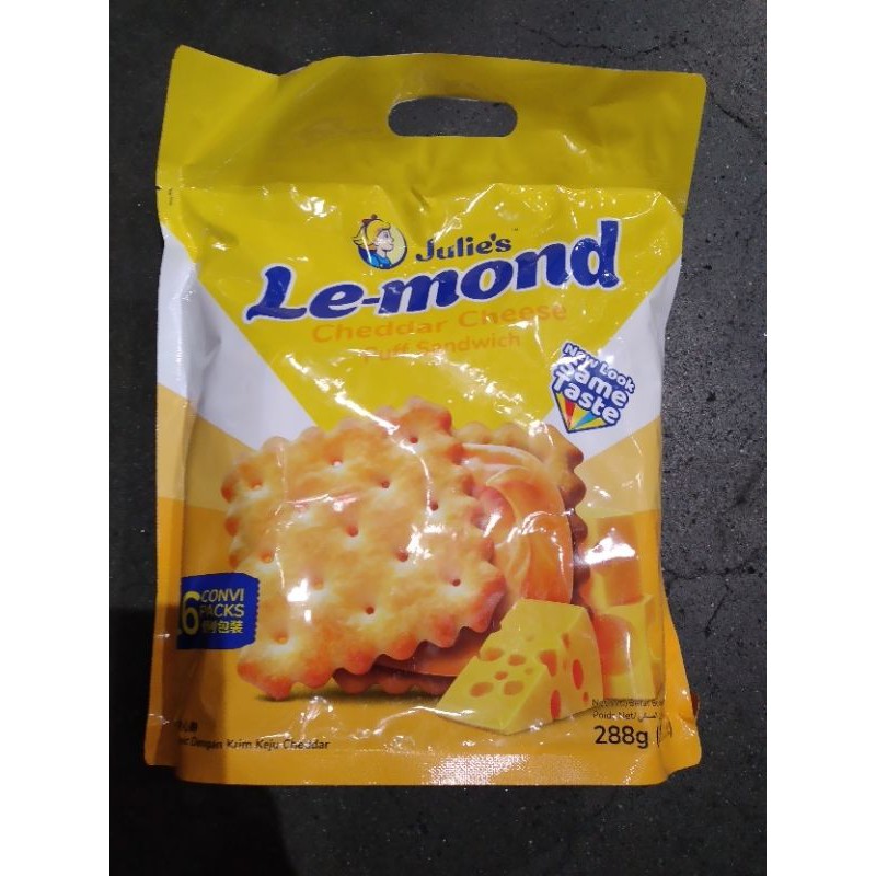 Julie's Lemond Cheddar Cheese Puff Sandwich 288g Shopee Philippines