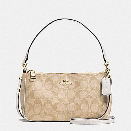 Authentic COACH MESSICO TOP HANDLE POUCH IN SIGNATURE Shopee