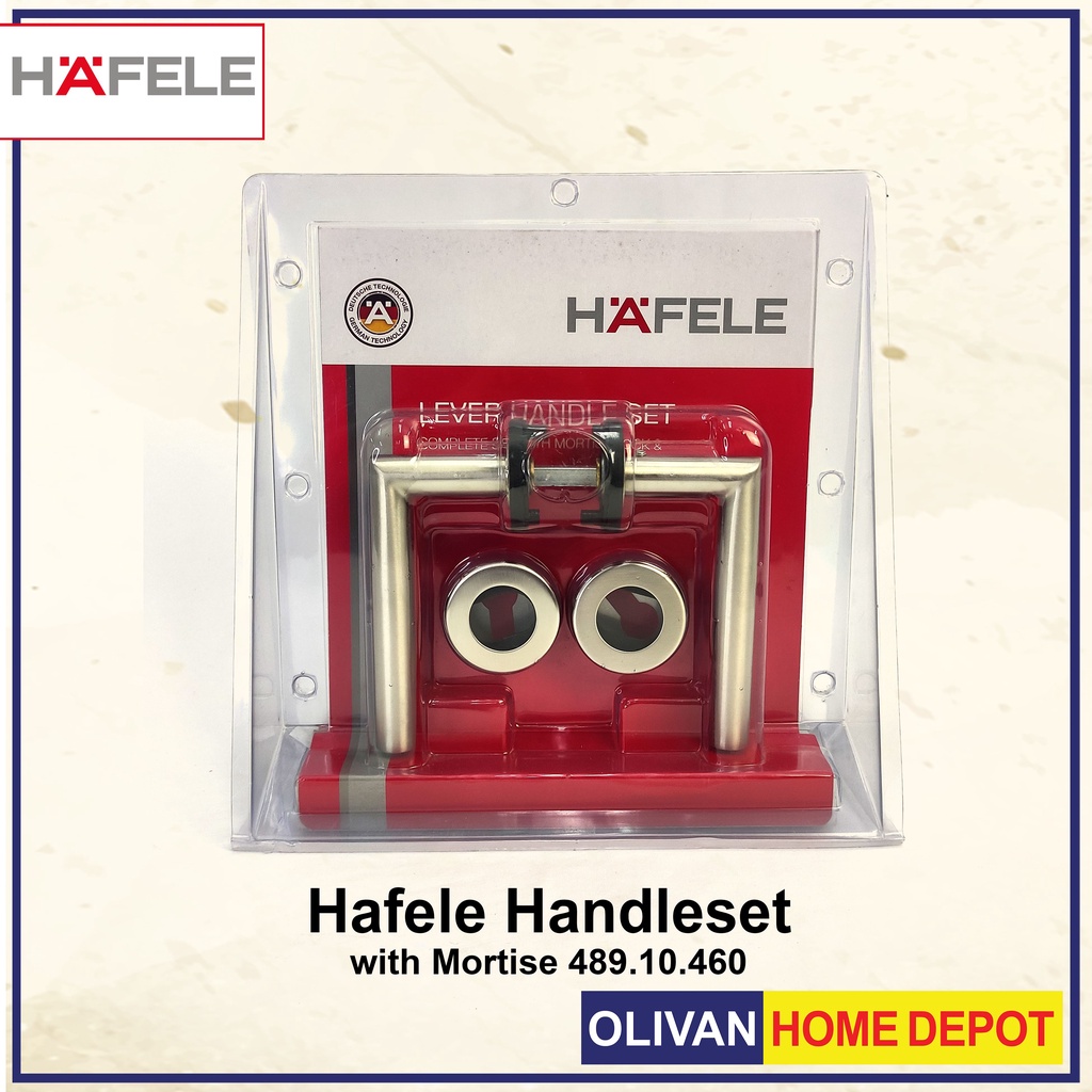 HAFELE Lever Handleset with Mortise Lockset 489.10.460 Shopee Philippines