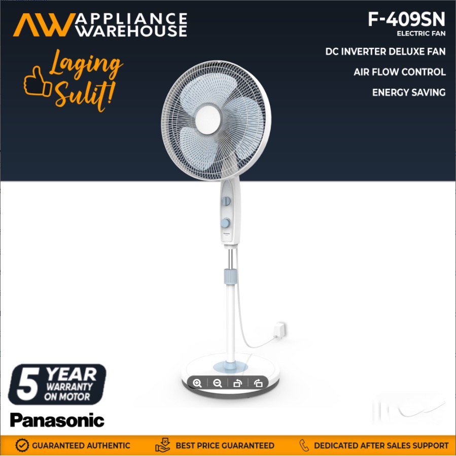 Panasonic F409SN DC Inverter Deluxe Stand Electric Fan Shopee
