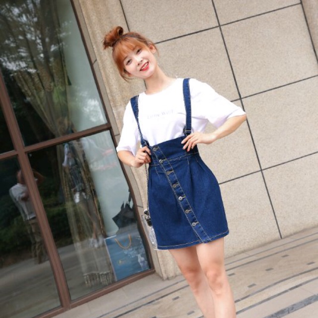 Denim skirt best sale with jumper