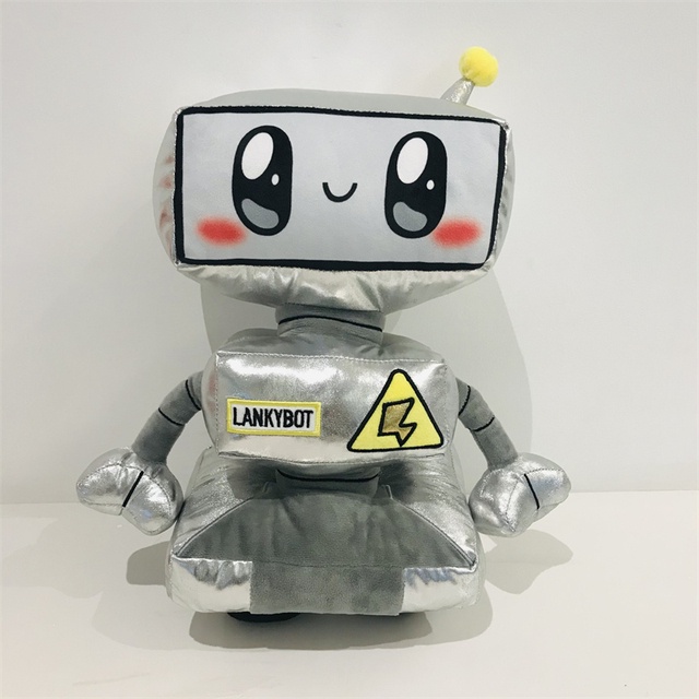 Lankybox Cyborg Plush Cartoon LED Robot Soft Toy LankyBot Children Gift ...