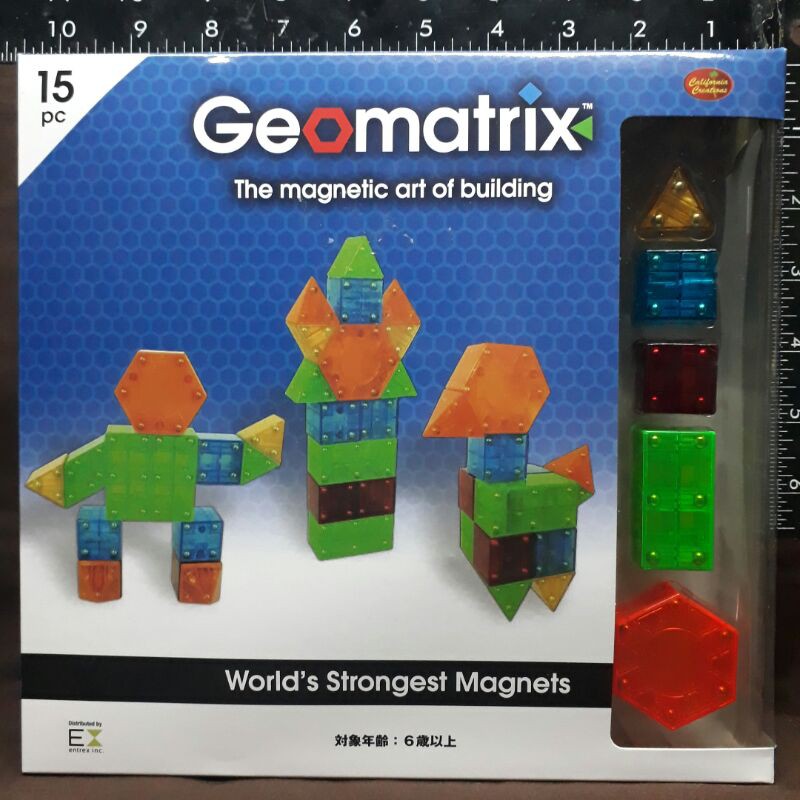 Geomatrix magnetic hot sale building blocks