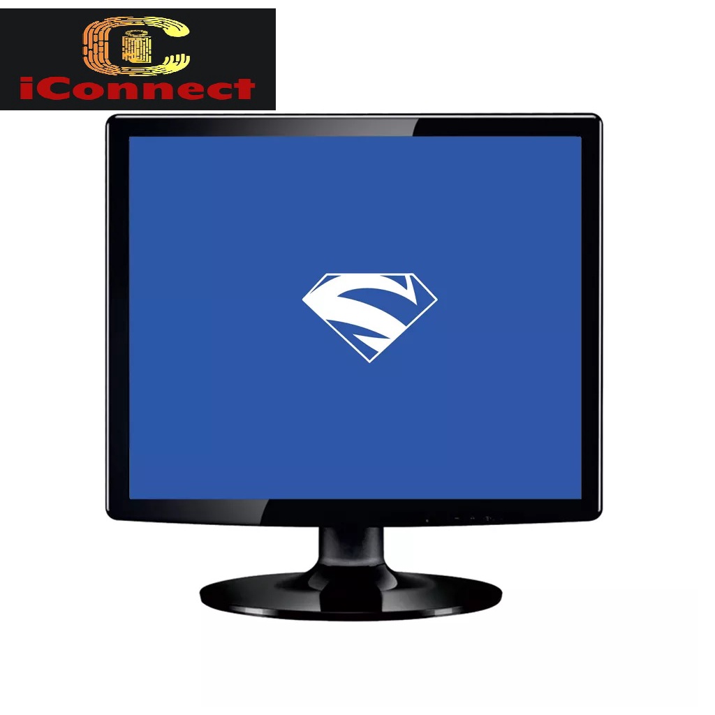 17 Inch Computer Monitor LCD Screen Display VGA Input 17Inch Desktop PC ...