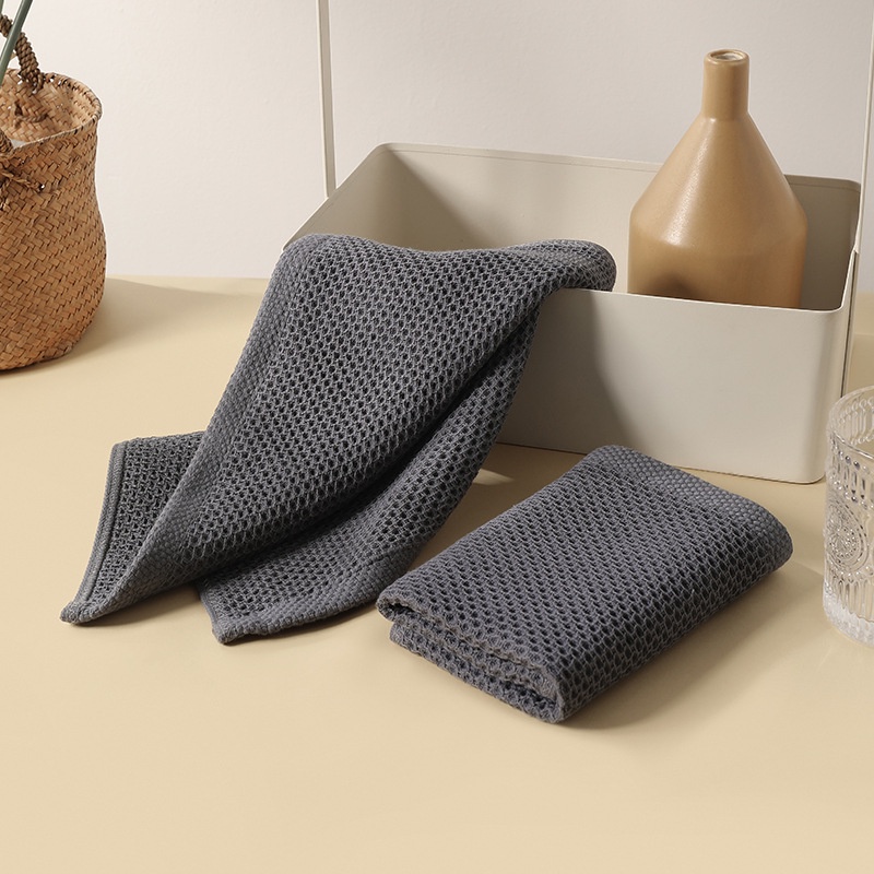 Kitchen rags Honeycomb absorbent cotton breathable cotton square