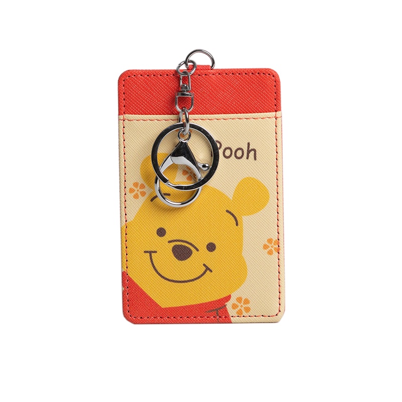 winnie the pooh Bus Card Holder Ornaments Cute Traffic Subway Access Control Keychain Female the