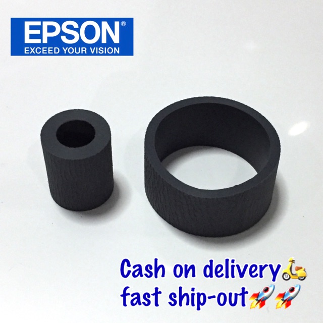 Epson Pickup Roller Paper Feeder Rubber L120 L130 L110 L210 L220 L300 310 350 355 Shopee 0704