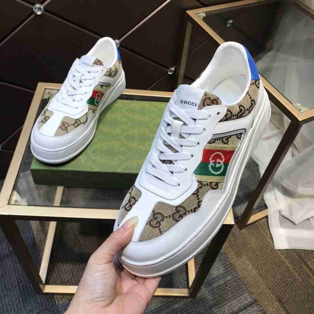 Gucci store couple shoes