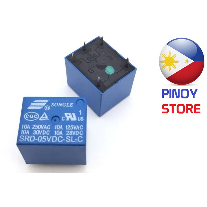 5V 10A SPDT relay module SRD-5VDC-SL-C Low Cost relays for DIY Arduino ...