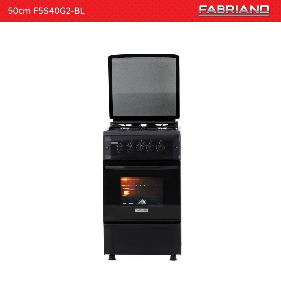 Fabriano Gas Range F5S40G2Bl 50cm 4 Gas Burner + Gas oven Shopee