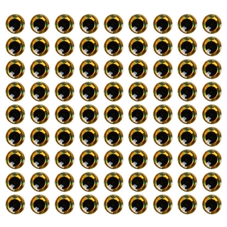 3Mm 4Mm 5Mm 6Mm All Black Color Fishing Eyes 3D Holographic Fish