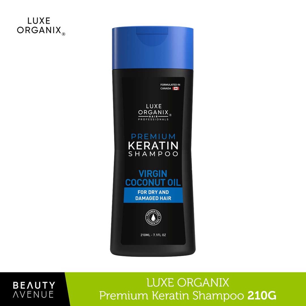 Luxe Organix Premium Keratin Vco Shampoo 210ml Shopee Philippines 