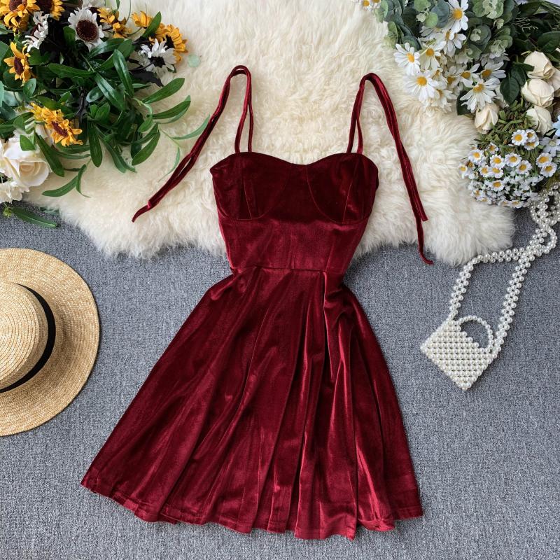 Velvet store summer dress