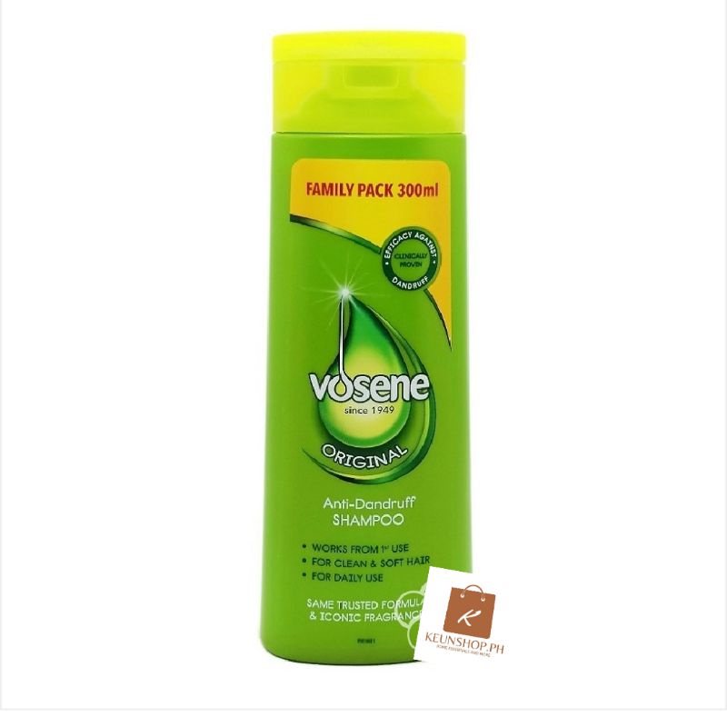 Vosene Original AntiDandruff Shampoo 300mL Shopee Philippines
