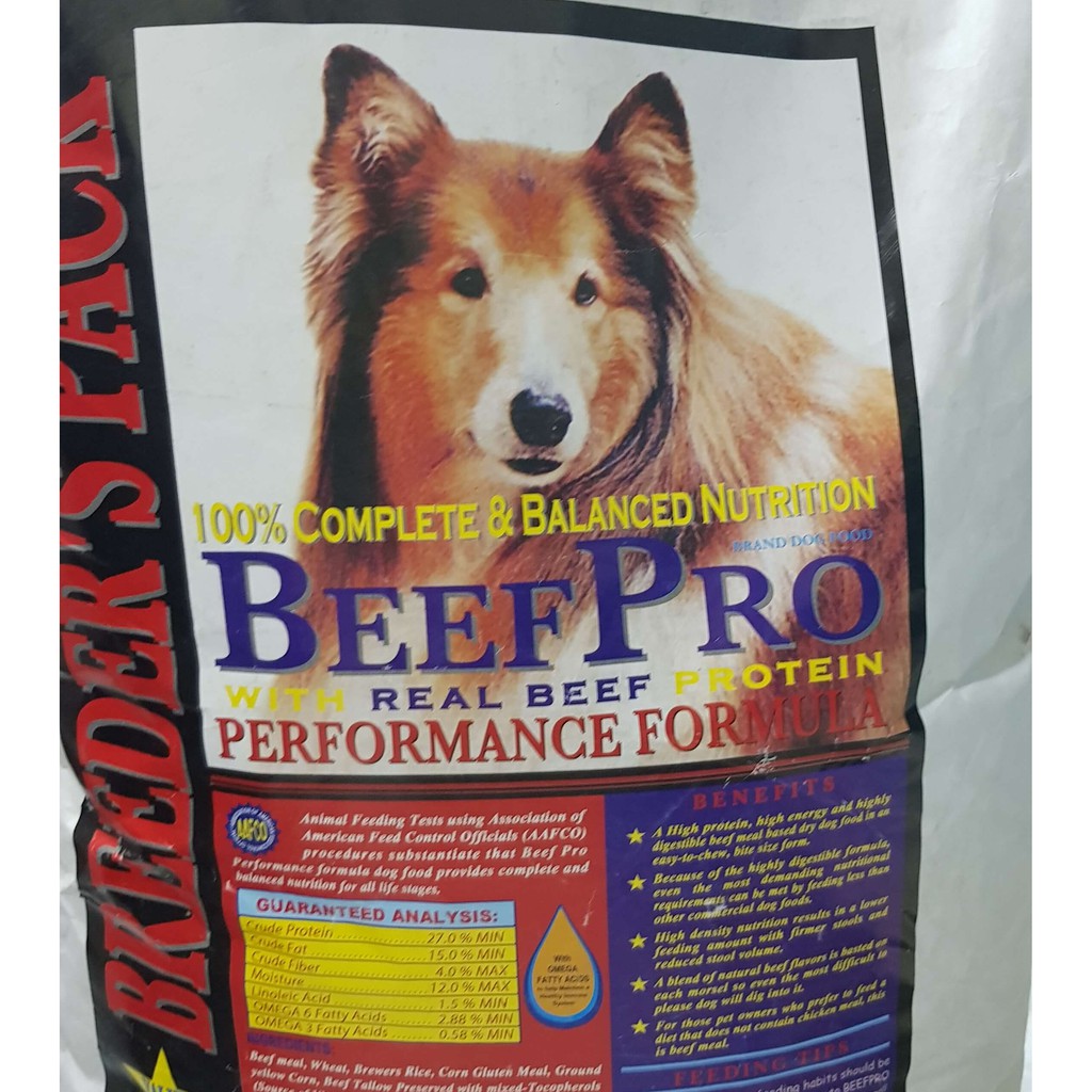 Beef Pro Puppy and Adult Repacked 1kg