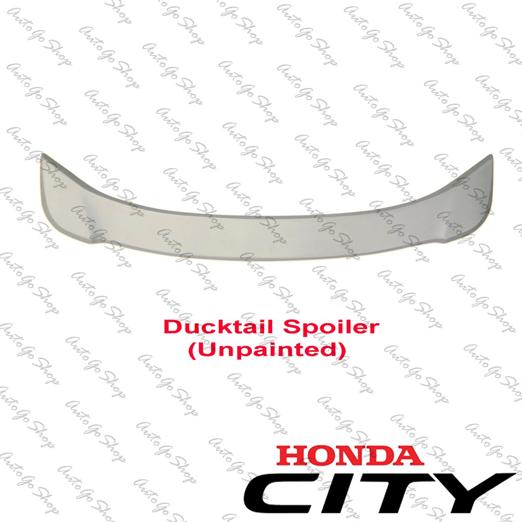 Honda City 20142019 Ducktail Trunk Spoiler (Unpainted) Shopee