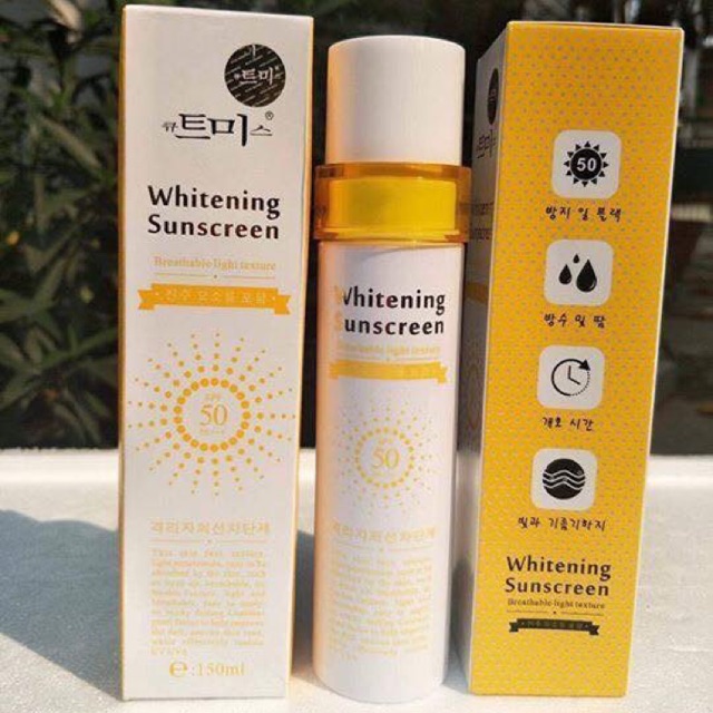 Authentic Korean Whitening Sunscreen Lotion SPF50 PA Shopee