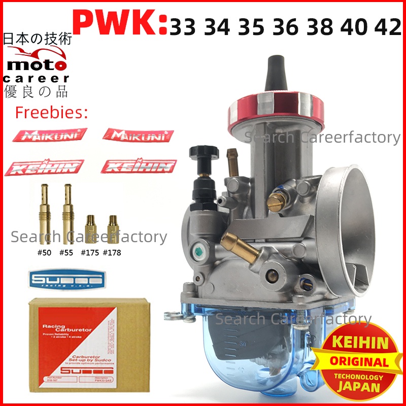 (Transparent Cover) Keihin PWK Carburetor 33 34 35 36 38 40 42mm Free ...